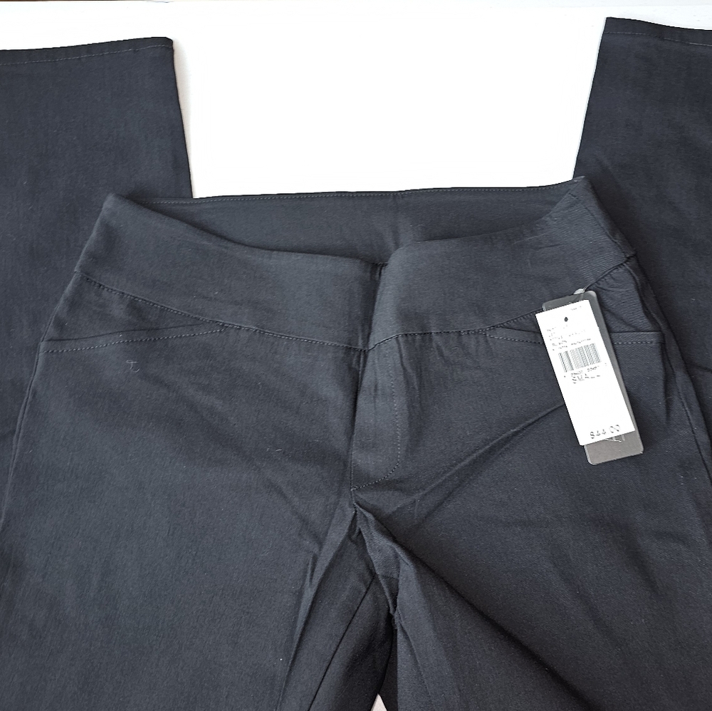 AGB Black Mid-Waist Stretch Leggings #P-B198
